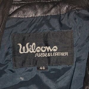 Wilsons Black Leather Jacket